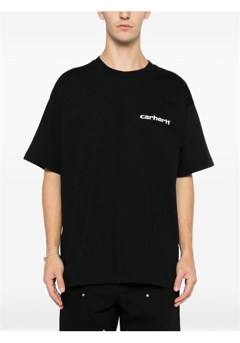 t-shirt ss archive script uomo nera CARHARTT WIP | I03600189.XX